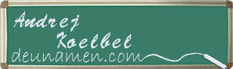 Andrej Koelbel Visitenkarte